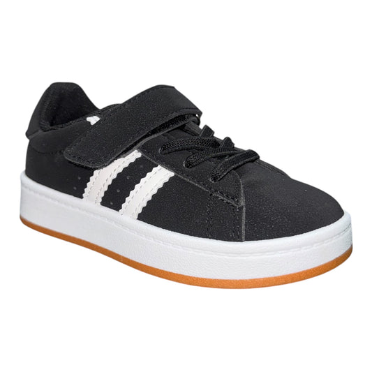 Sneakers modello campus Unisex con Chiusura a Strappo e Suola in Gomma a Contrasto