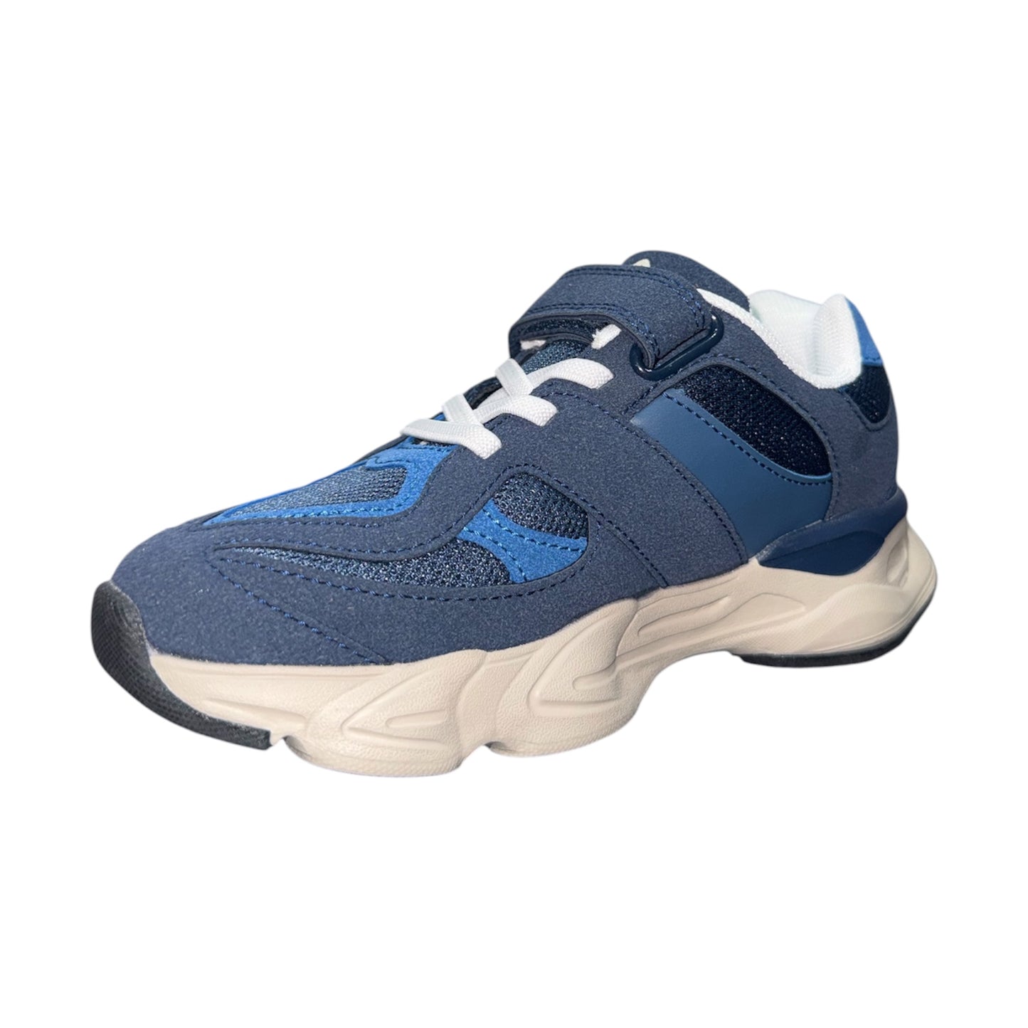 Sneakers modello NB da Bambino con Chiusura a Strappo e Lacci Elastici dal 25 al 36