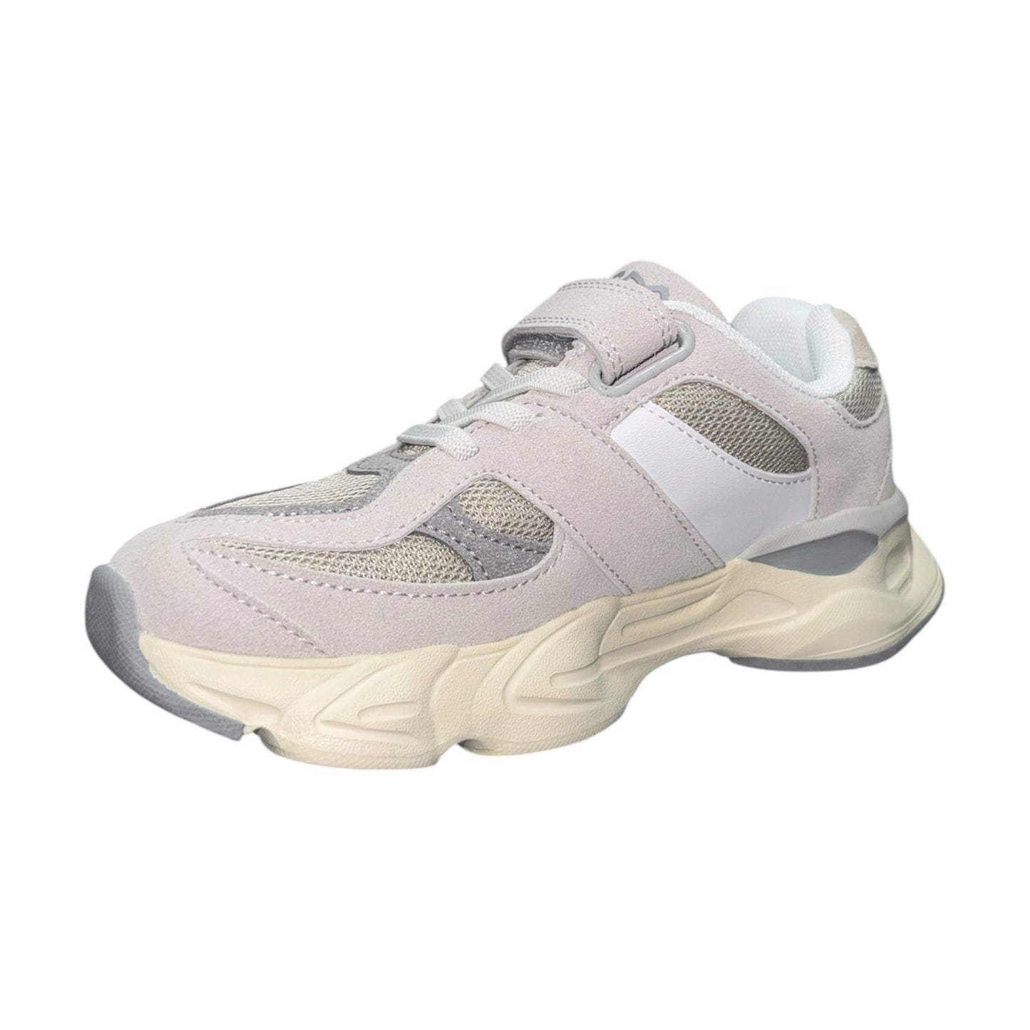 Sneakers modello NB da Bambino con Chiusura a Strappo e Lacci Elastici dal 25 al 36