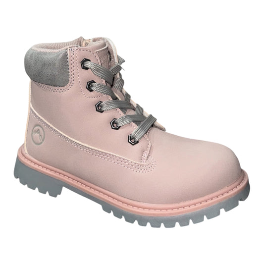 Stivaletti Stringati Rosa e Grigi per Bambina dal 25 al 30